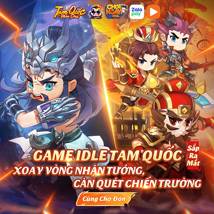 Tam Quốc Phản Công game idle mới sắp ra mắt trên cổng Chơi Ngay VNG 4