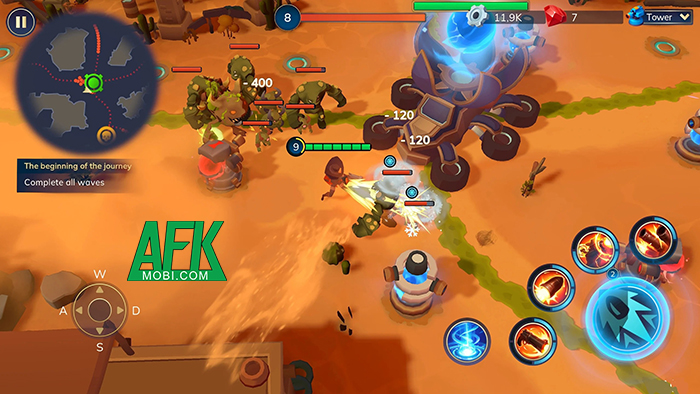 Heroes of Tower Defense Battle game hành động kết hợp phòng thủ đầy thú vị 1