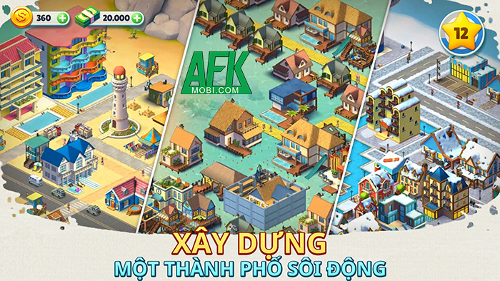 Cosy Town: Build Explore mời game thủ bắt đầu hành trình xây dựng một thị trấn yên bình 0