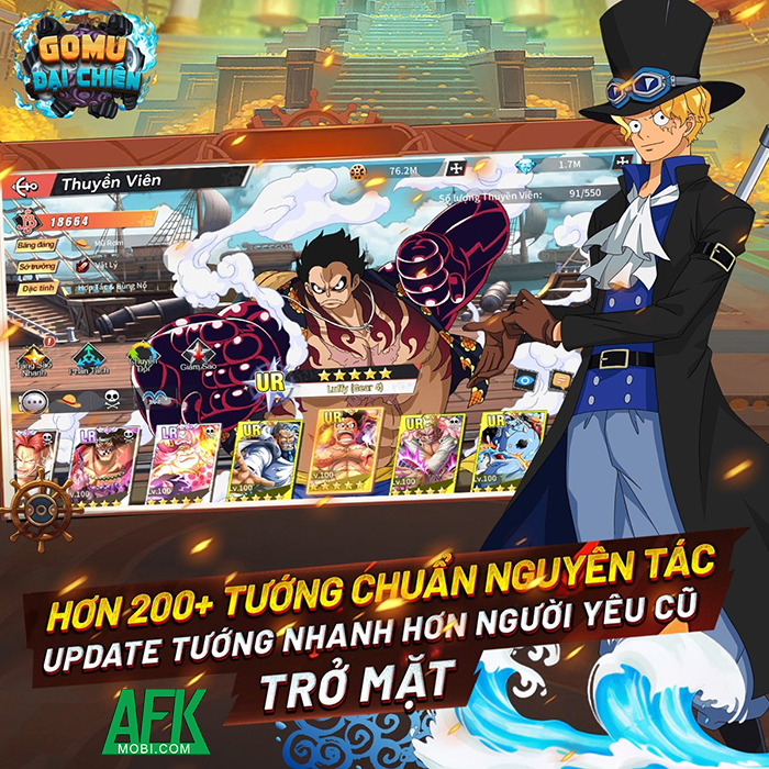 GOMU Đại Chiến game thẻ tướng chủ đề One Piece sắp ra mắt tại thị trường Việt Nam 1