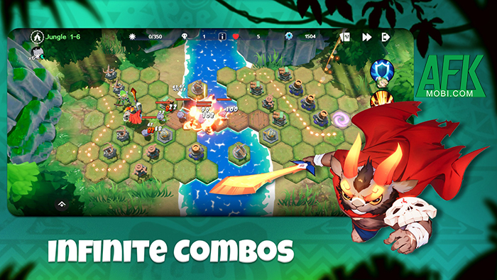 Nature Guardians game thủ tháp kết hợp giữa chủ đề động vật và fantasy 1