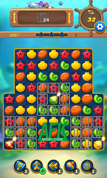 Ocean Blast Party game giải đố match-3 lấy chủ đề về thế giới đại dương kỳ diệu 2