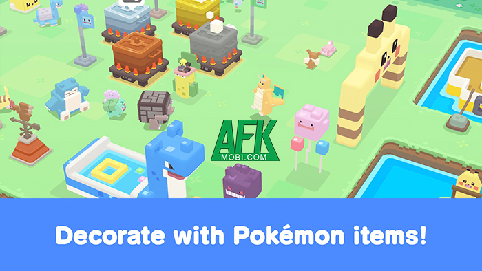 Khám phá thế giới Pokémon được tái hiện dưới dạng khối lập phương tại Pokémon Quest 3