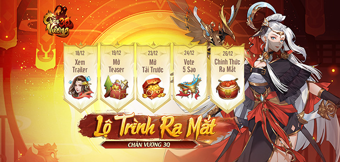 Vào vai Chủ Tướng trẻ tuổi tài cao trí lớn trong game Chân Vương 3Q 0