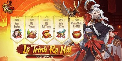 Game hot Chân Vương 3Q Mobile ấn định ngày ra mắt