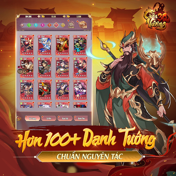 Chân Vương 3Q game nhập vai đấu tướng với nhiều cải tiến cập bến làng game Việt 4