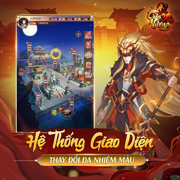 Chân Vương 3Q game nhập vai đấu tướng với nhiều cải tiến cập bến làng game Việt 12