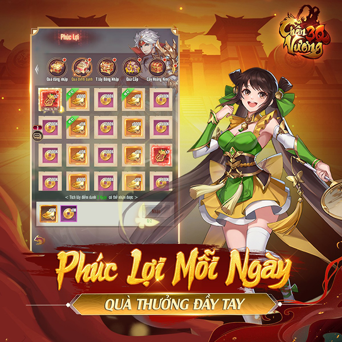 Chân Vương 3Q game nhập vai đấu tướng với nhiều cải tiến cập bến làng game Việt 11