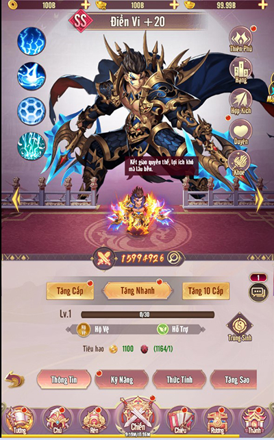 Soi sức mạnh phe Tào Ngụy trong game Chân Vương 3Q Mobile 6