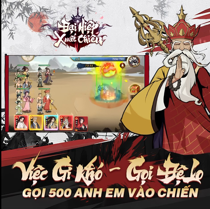 Game đấu tướng chiến thuật màn hình ngang Đại Hiệp Xuất Chiêu chính thức ra mắt 1