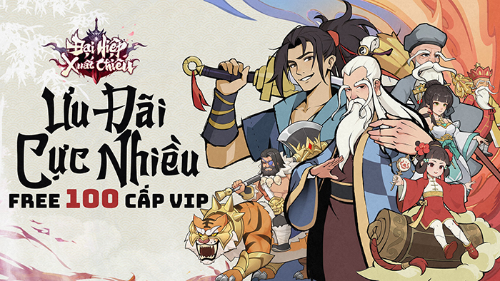 Game đấu tướng chiến thuật màn hình ngang Đại Hiệp Xuất Chiêu chính thức ra mắt 2