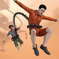 Chained Climbing Together Game