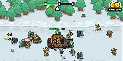 Undead Shooter: Idle Highway game phòng thủ nhàn rỗi lấy chủ đề zombie