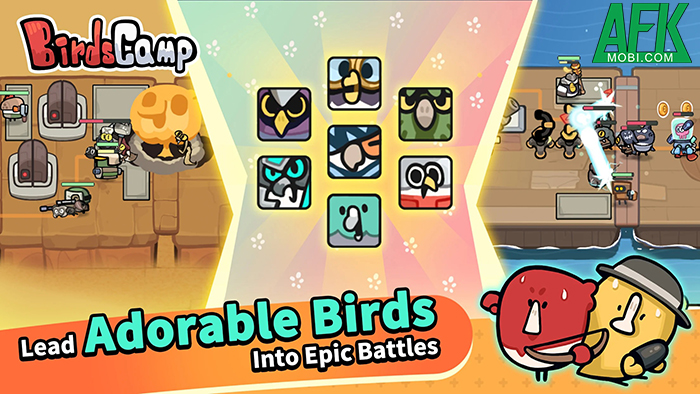 Birds Camp game phòng thủ mới kết hợp yếu tố thẻ bài đến từ ChillyRoom 0