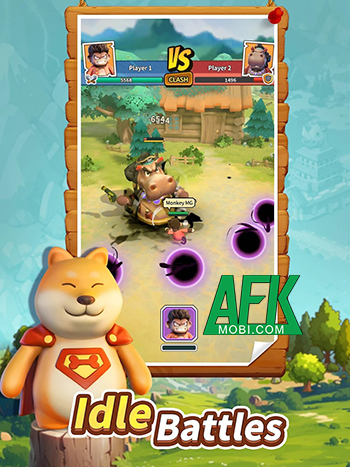 Tập hợp các động vật và xây dựng ngôi làng muông thú của bạn trong game Pet Clash 2