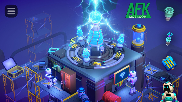 Cùng chú robot nhỏ giải cứu người ông của mình trong game giải đố Tiny Robots: Portal Escape 3