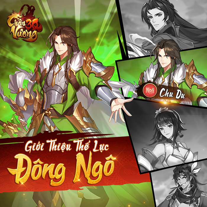 Soi sức mạnh phe Đông Ngô trong game Chân Vương 3Q Mobile 0