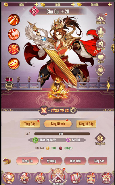 Soi sức mạnh phe Đông Ngô trong game Chân Vương 3Q Mobile 5