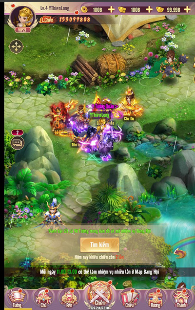 Soi sức mạnh phe Đông Ngô trong game Chân Vương 3Q Mobile 1