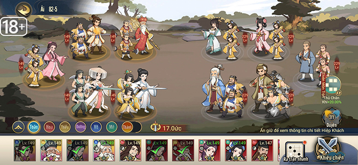 Chơi Đại Hiệp Xuất Chiêu tưởng game nhập vai rảnh tay hóa ra là Thẻ tướng Võ lâm 6