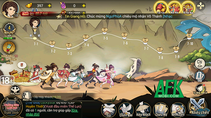 Chơi Đại Hiệp Xuất Chiêu tưởng game nhập vai rảnh tay hóa ra là Thẻ tướng Võ lâm 7