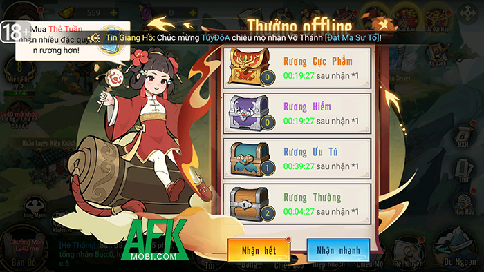 Chơi Đại Hiệp Xuất Chiêu tưởng game nhập vai rảnh tay hóa ra là Thẻ tướng Võ lâm 11