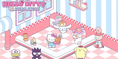 Cùng Hello Kitty xây dựng lại thị trấn mua sắm trong game Hello Kitty My Dream Store