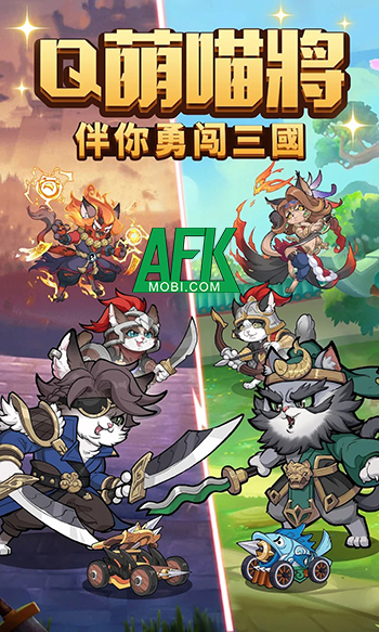 Meow General Three Kingdoms game thẻ tướng idle với một thế giới Tam Quốc lấy chủ đề mèo 0