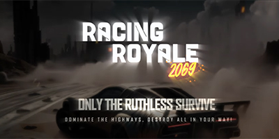 Racing Royale 2069 game đua xe kết hợp yếu tố chiến đấu vối bối cảnh thế giới tương lai