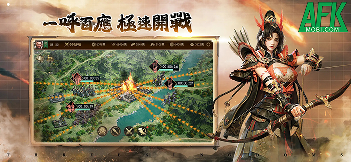 Rush Three Kingdom game SLG chủ đề Tam Quốc có nền đồ họa đẹp mắt 2