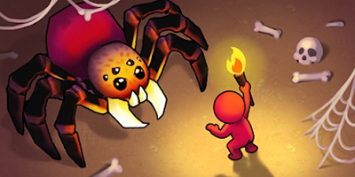 Điều khiển nhện chúa khổng lồ săn con người trong game Spider Nest: Invasion