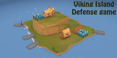 Bảo vệ hòn đảo của mình trước kẻ thù xâm lược trong Viking Island: Defense game