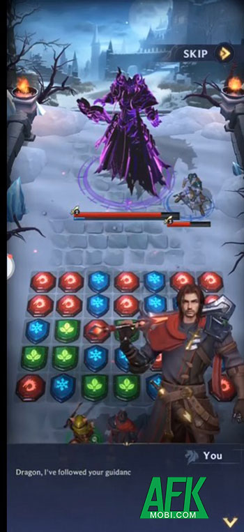 Arcane Clash: Frost War cho phép game thủ xếp Kim Cương để tấn công đối thủ 3