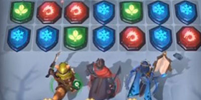 Arcane Clash: Frost War cho phép game thủ xếp Kim Cương để tấn công đối thủ