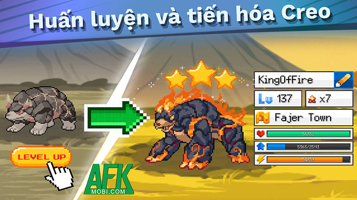 EvoCreo 2: Phiêu Lưu Quái Vật game nhập vai đấu Pet đầy tính kinh điển 4