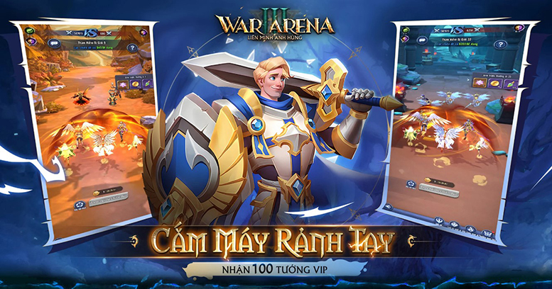 War 3 Arena game đấu tướng rảnh tay quy tụ dàn tướng từ Liên Minh và DOTA cập bến Việt Nam