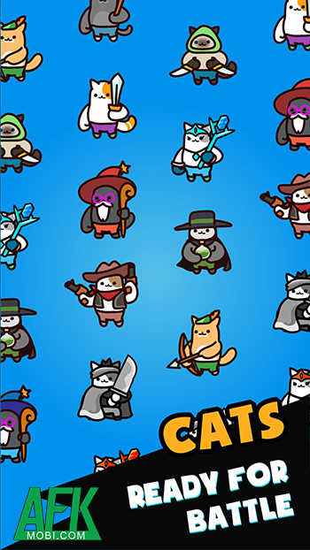 Cats Royal cho các game thủ điều khiển những chú mèo tham gia vào cuộc chiến sinh tồn 4