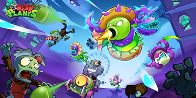 Crazy Plants game phòng thủ lấy cảm hứng từ trò chơi Plants vs Zombies nổi tiếng