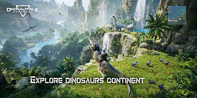 Bắt đầu công cuộc sinh tồn trên một hòn đảo khủng long trong game Dinosaur Isle: Survival