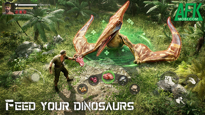 Bắt đầu công cuộc sinh tồn trên một hòn đảo khủng long trong game Dinosaur Isle: Survival 1