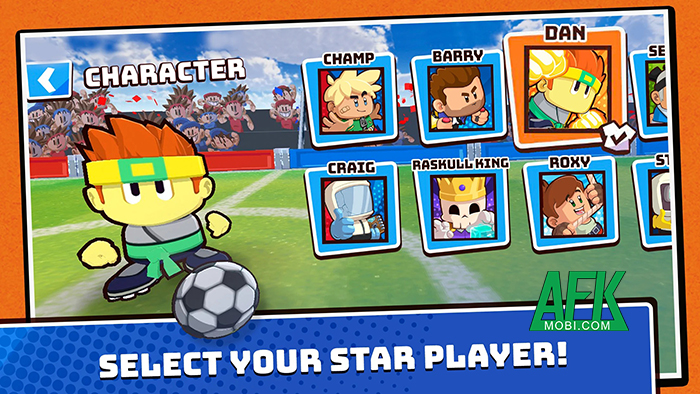 Tham gia vào những trận đấu bóng 3v3 trực tuyến đầy giải trí trong Halfbrick Sports: Football 3