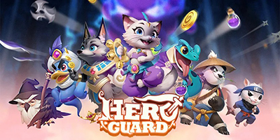 Cùng các anh hùng động vật phòng thủ trước bọn quái vật trong Hero Guard: Roguelike TD