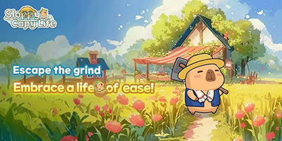 Cùng chú chuột lang nước tận hưởng cuộc sống nông thôn thư giãn trong Slow Capy Life