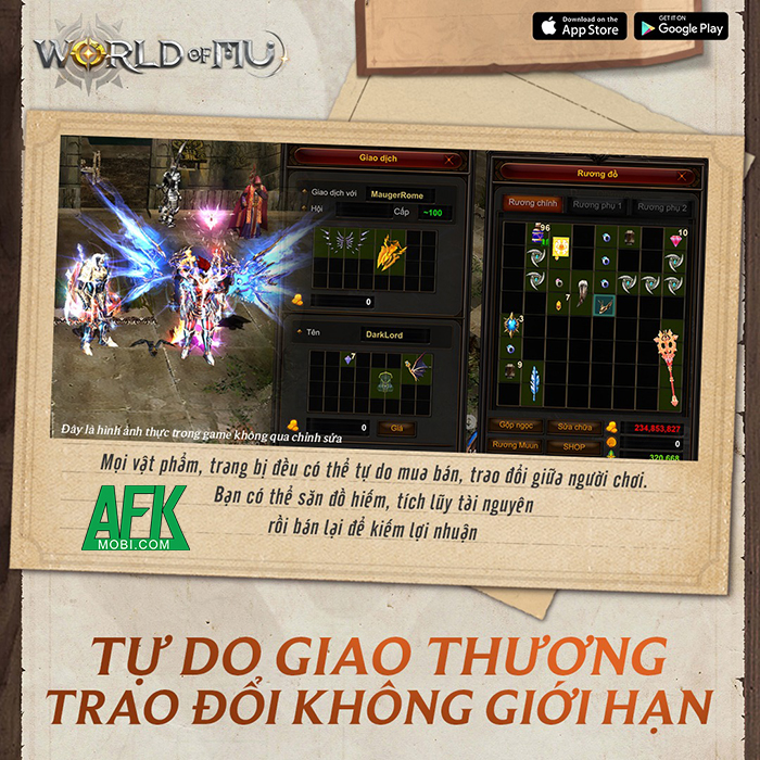 World of MU VN tái hiện lại MU Online phiên bản gốc ngay trên thiết bị di động 3