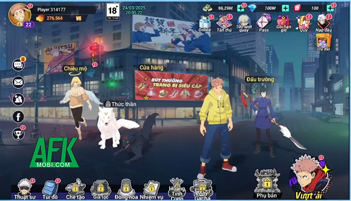 Tổng hợp gift code game Chú Thuật Đại Chiến mới nhất trong tháng 0