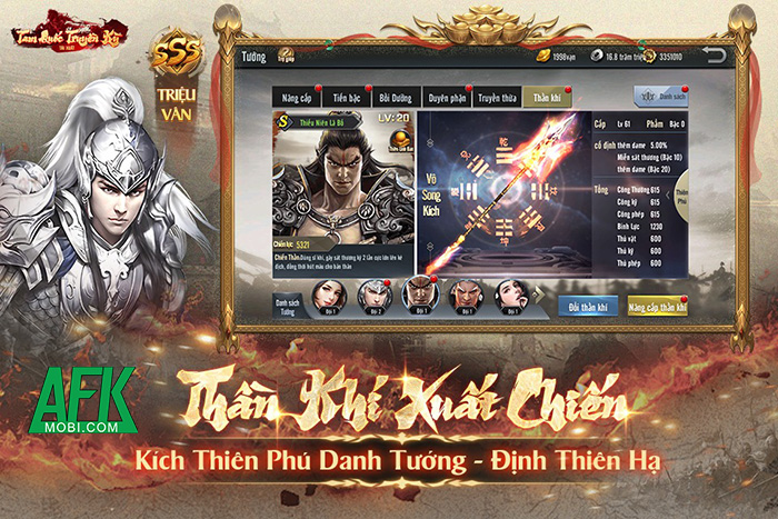 Game SLG kinh điển Tam Quốc Truyền Kỳ Tái Xuất sắp được Funtap ra mắt 2