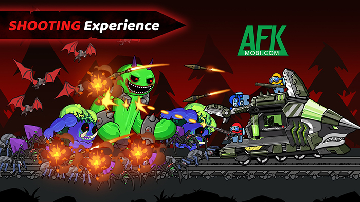 Monsters Survivor: Shoot & Run kết hợp giữa chủ đề Among Us với Garten of Banban 1