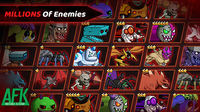 Monsters Survivor: Shoot & Run kết hợp giữa chủ đề Among Us với Garten of Banban 4
