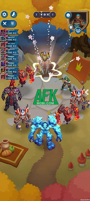 Phát triển nhân vật của mình trong những trận đấu chiến tự động với game Auto Knights 1