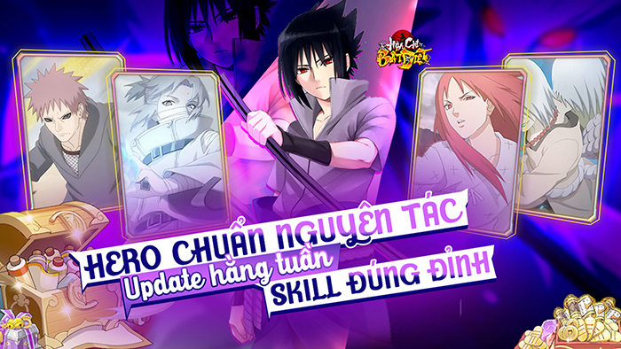 Big Update hoành tráng: Hỏa Chí Bất Diệt công phá tháng 5 với Madara, Sasuke, Thần Khí cực gắt 6